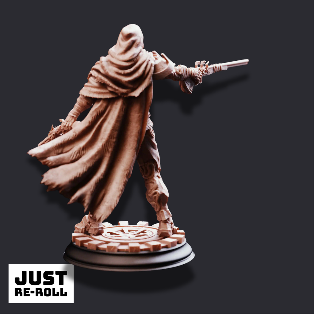 Big Iron – Soulforged Hunter - 3D Printed Gunslinger Miniature