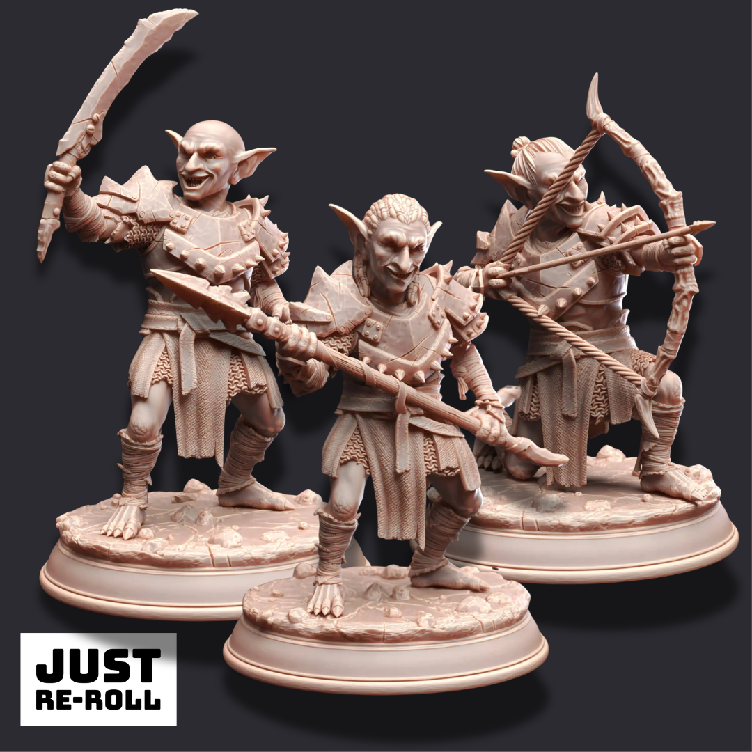 Urkadu Goblin Tribe - 3D Printed Goblin Miniature