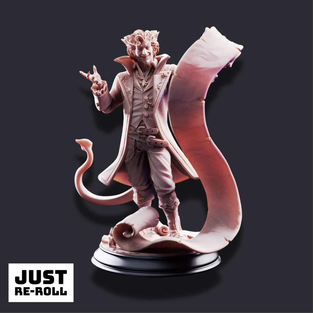 Rumpelstiltskin – The Devil’s Dealer - 3D Printed Warlock Miniature