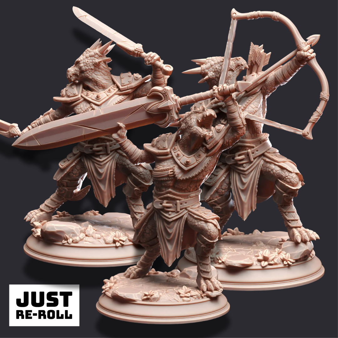 Green Kobolds of Midorius - 3D Printed Monster Miniature