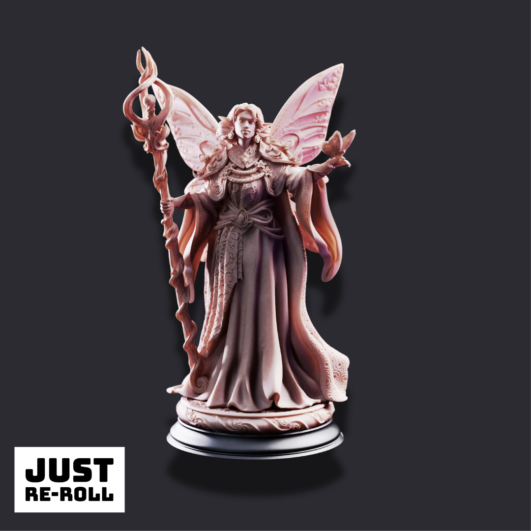 Feena – Fairy Godmother - 3D Printed Druid Miniature