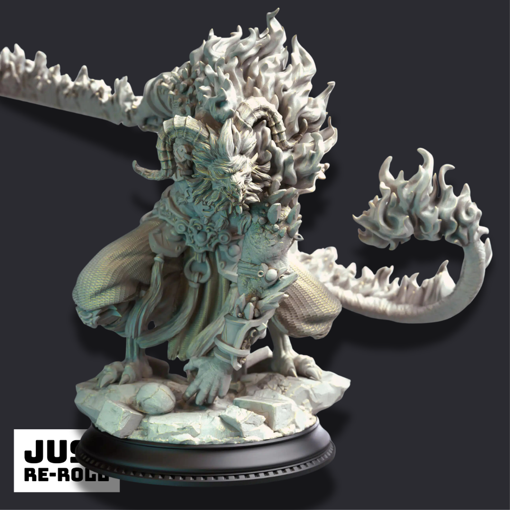 Rakshasa the Terrible - 3D Monster Miniature