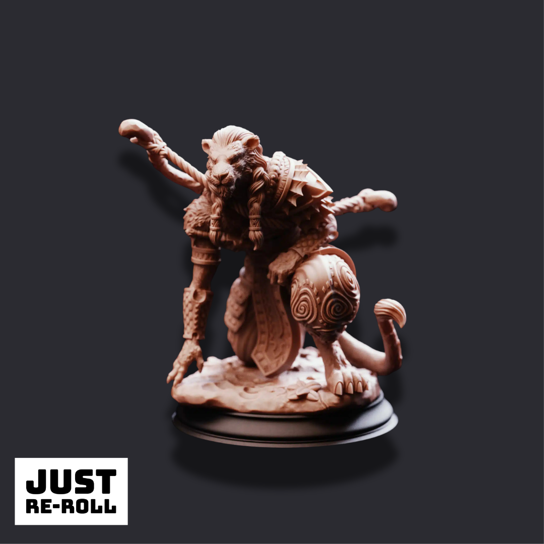 Bri’zani – Lionfolk Tracker - 3D Printed Ranger Miniature