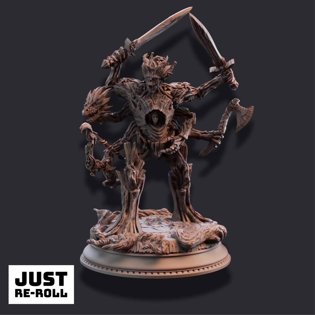 Verda – Vengeful Dryad - 3D Printed Monster Miniature