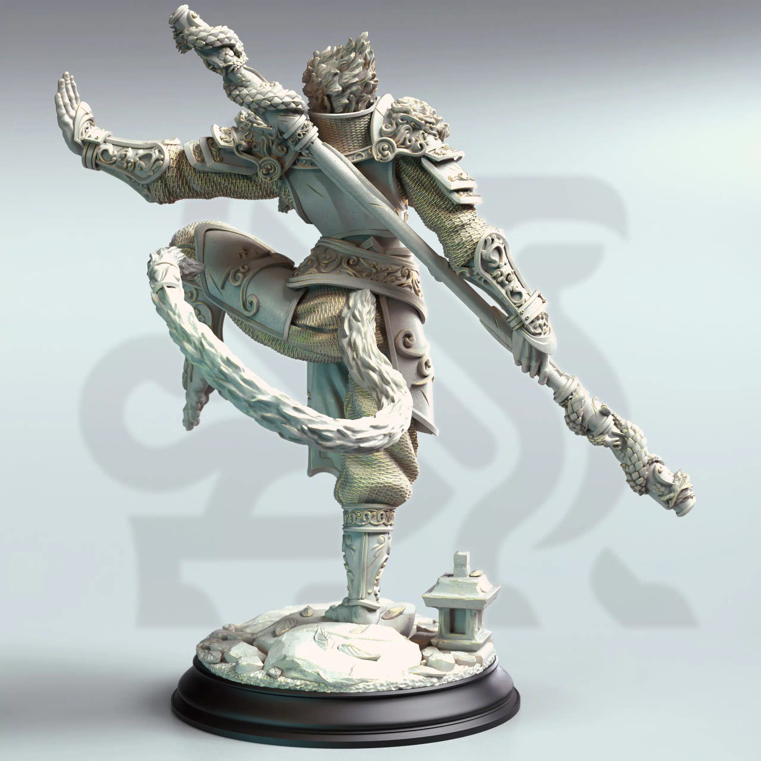 Kuzen – The Traveller - 3D Printed Fighter Miniature