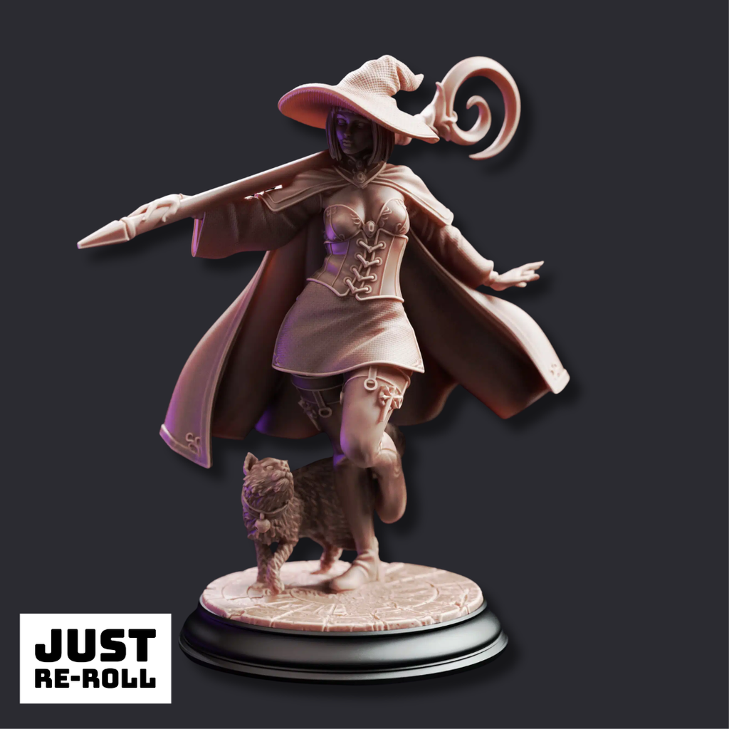 Lady Elara Head of Studies - 3D Printed Wizard Miniature