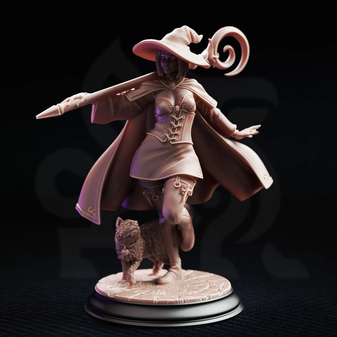 Lady Elara Head of Studies - 3D Printed Wizard Miniature