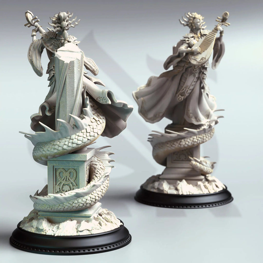Lian She – Medusa of the East - 3D Monster Miniature
