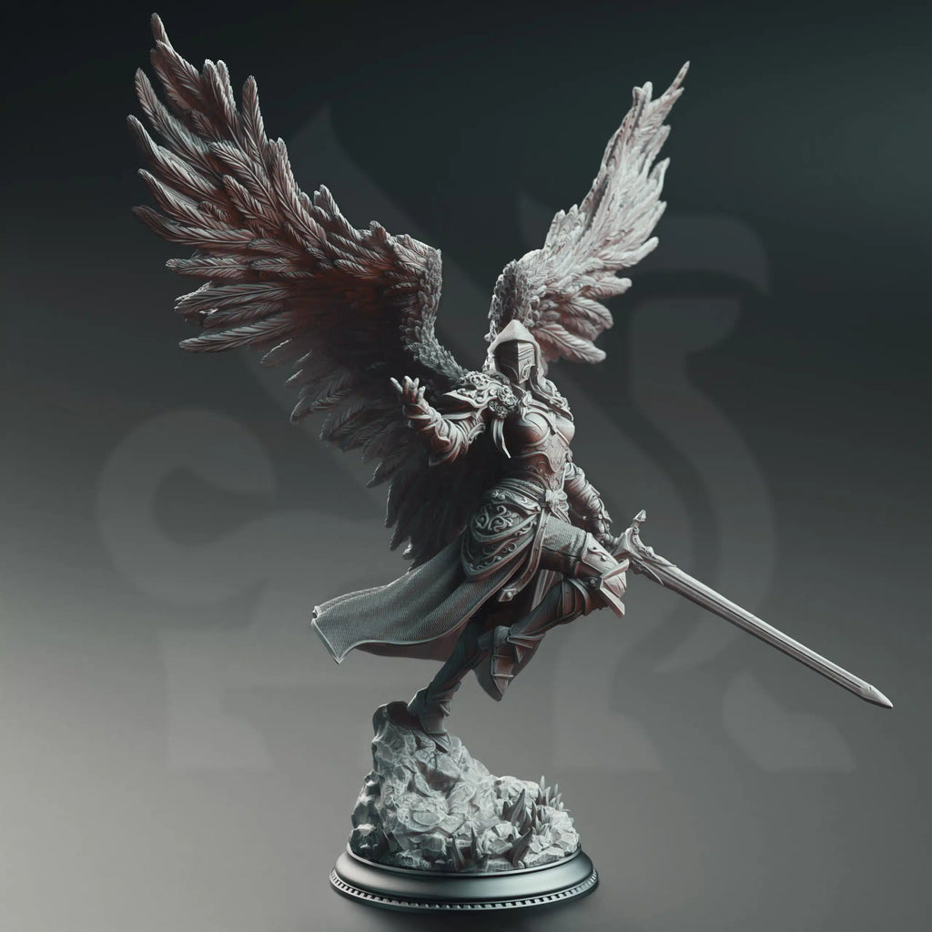 Lydia Ascended Horauthin’s Will - 3D Printed Paladin Character Miniature