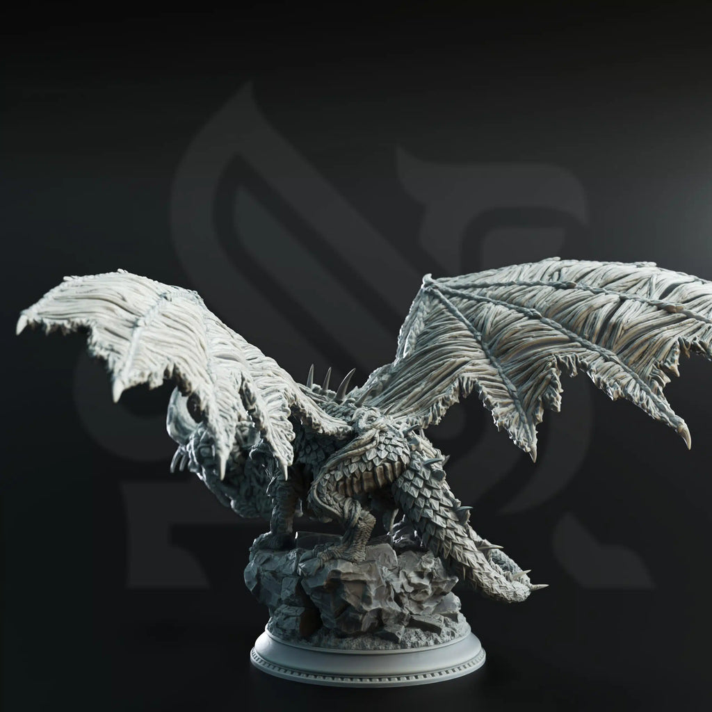 Midorius the Remade – Eldritch Flayer Dragon - 3D Monster Miniature