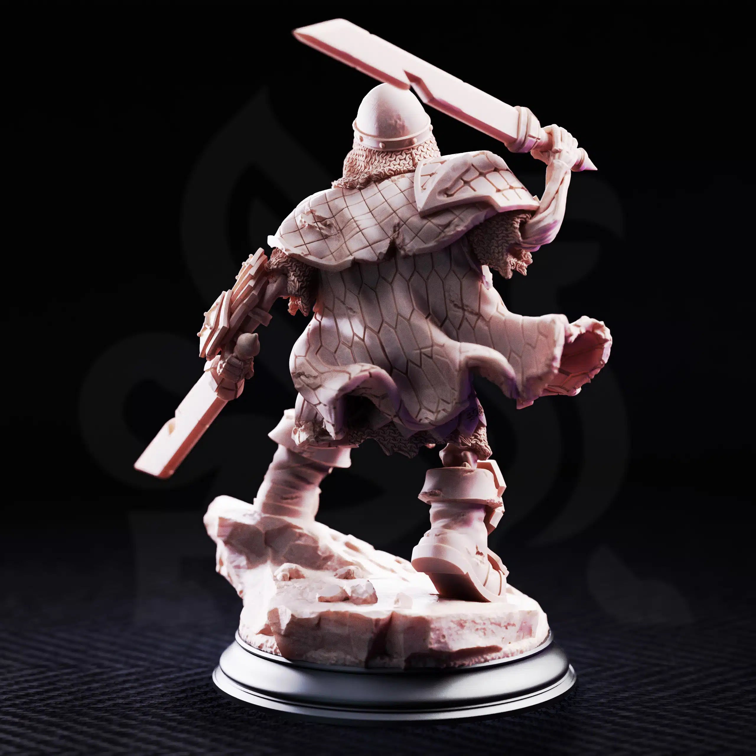 Mook Undead Dwarven Brothers - 3D Printed Undead Miniature