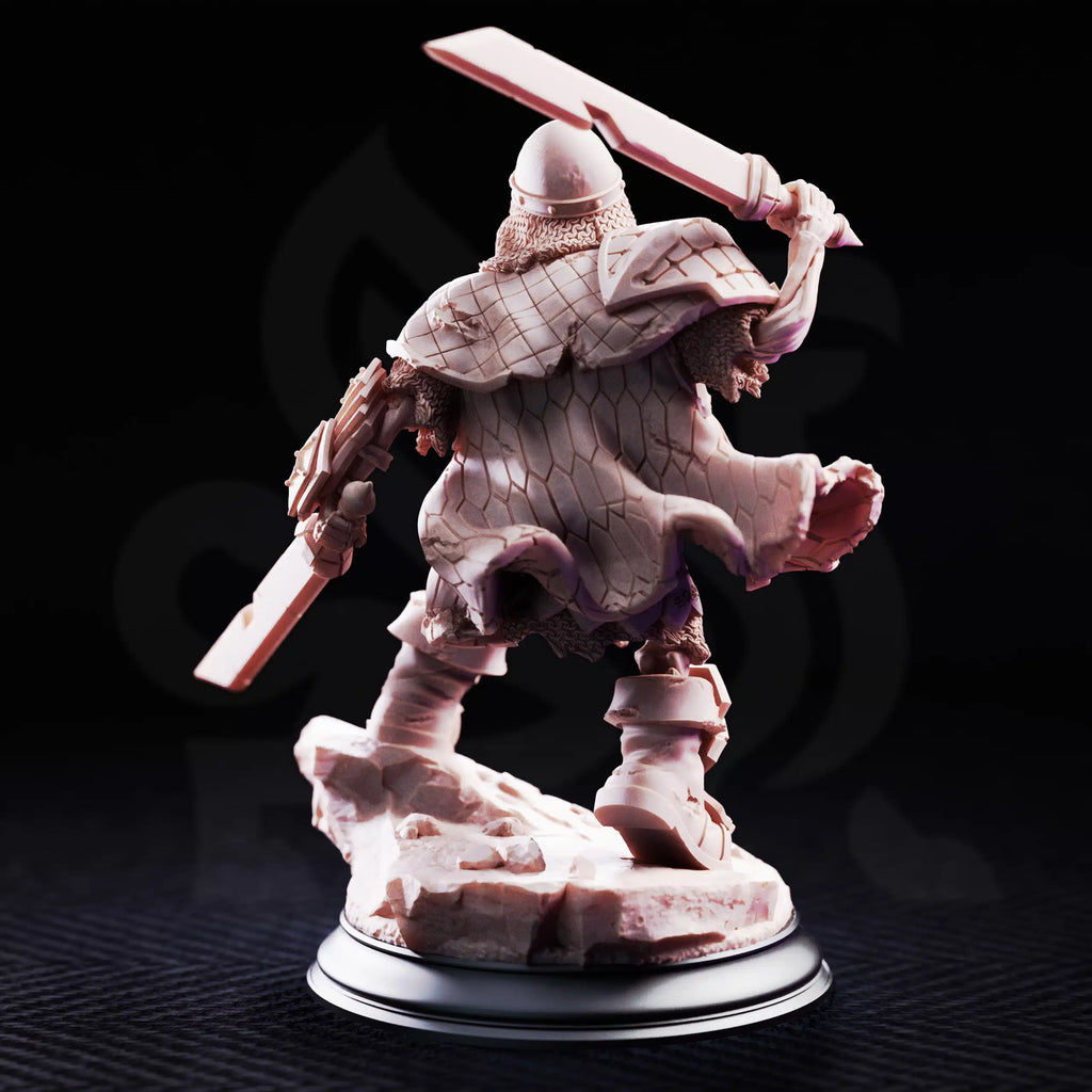 Sook, Crook, Mook, Brook, Hook – Undead Dwarven Brothers - 3D Printed Undead Miniature