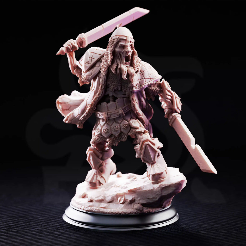 Mook Undead Dwarven Brothers - 3D Printed Undead Miniature
