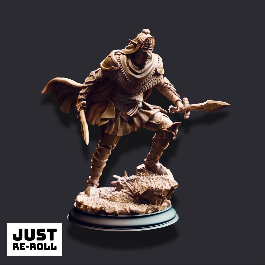 Seroca’s Devout – Dark Cultist Warriors - 3D Printed Fighter Character Miniature