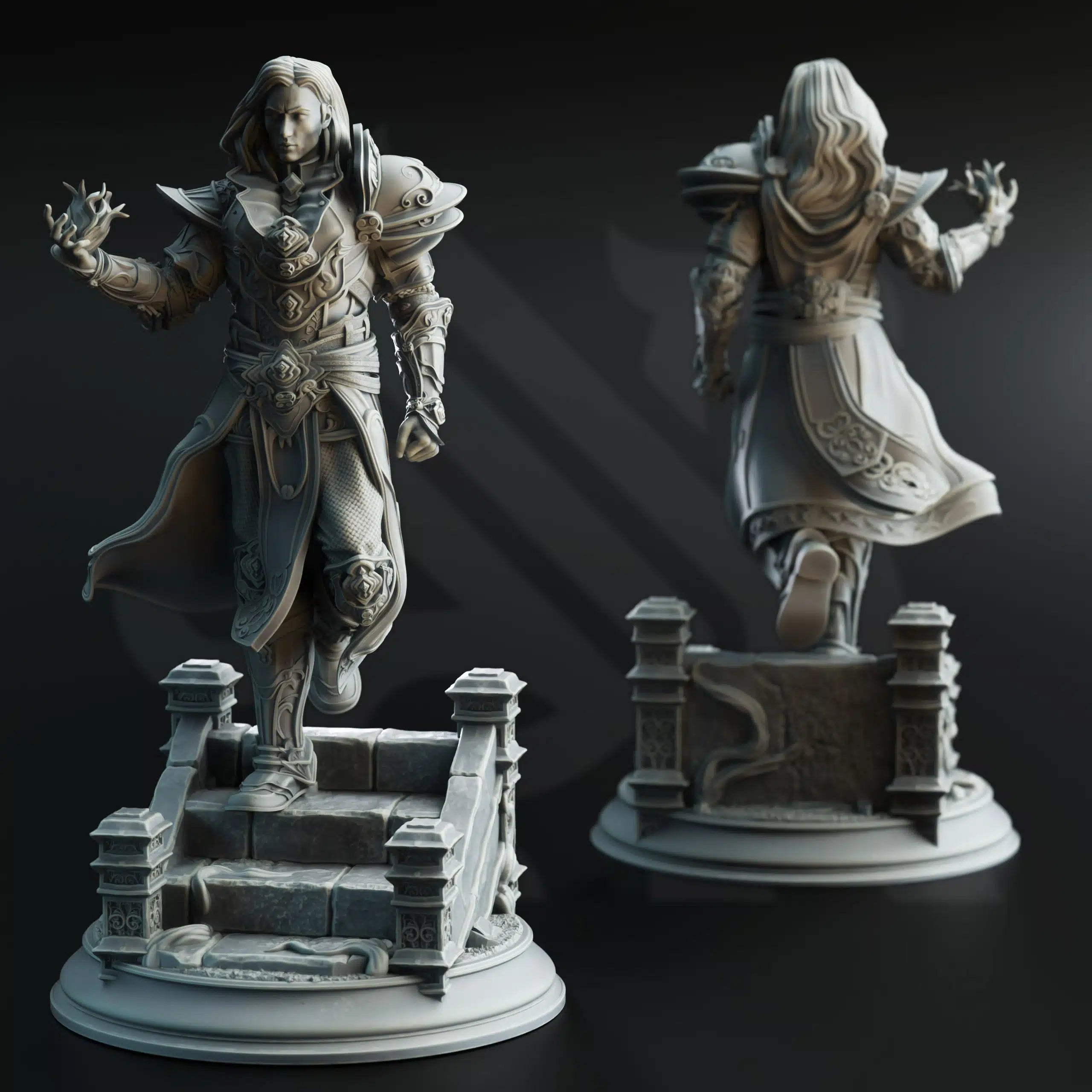 Orthis – Psionic Master - 3D Printed Warlock Miniature