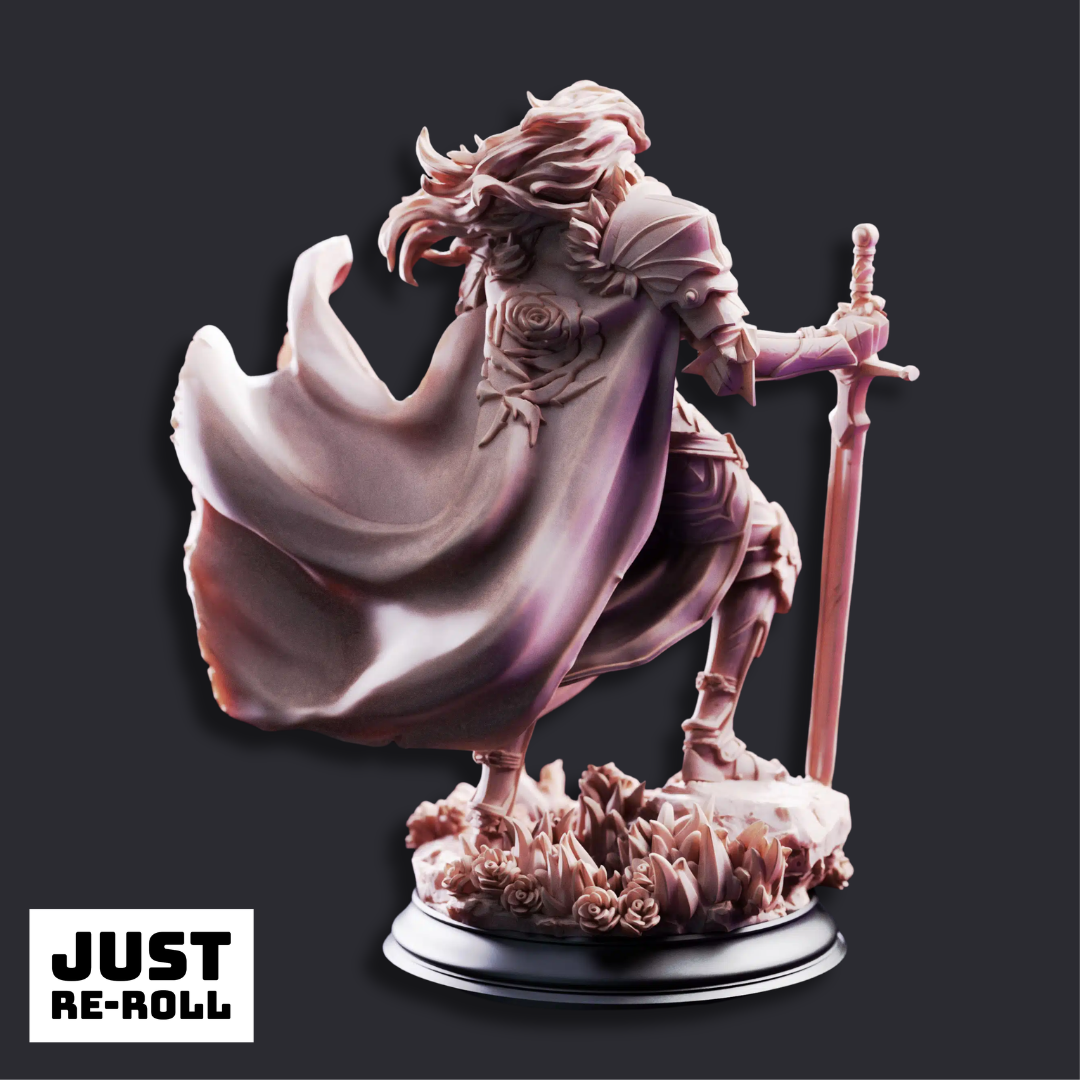 Prince Charming Noble Knight - 3D Printed Fighter Miniature