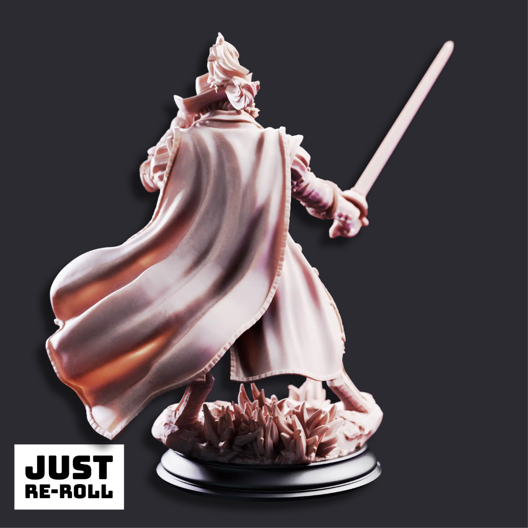 Puss In Boots Tabaxi Fencer - 3D Printed Rogue Miniature