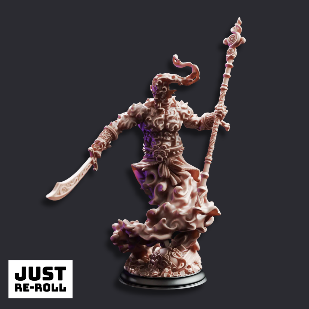 Rabasa Djinni in a Bottle - 3D Printed Monster Miniature