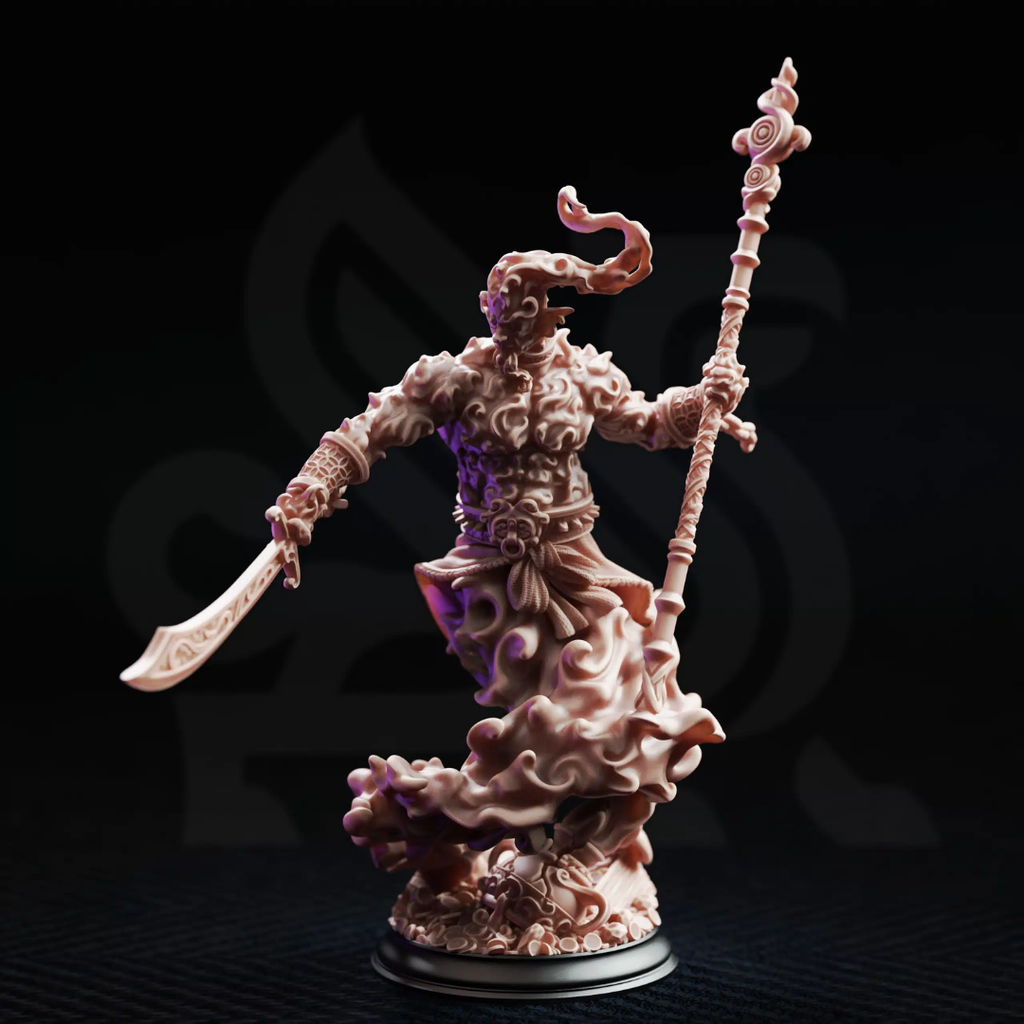 Rabasa Djinni in a Bottle - 3D Printed Monster Miniature