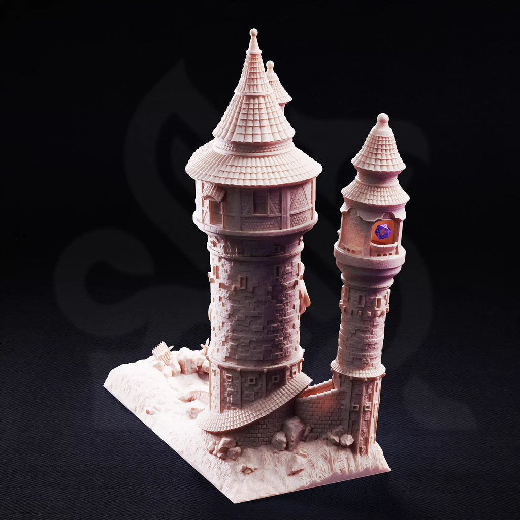 Rapunzel’s Cursed Tower – Playable Dice Tower Terrain – 3D Printed Terrain
