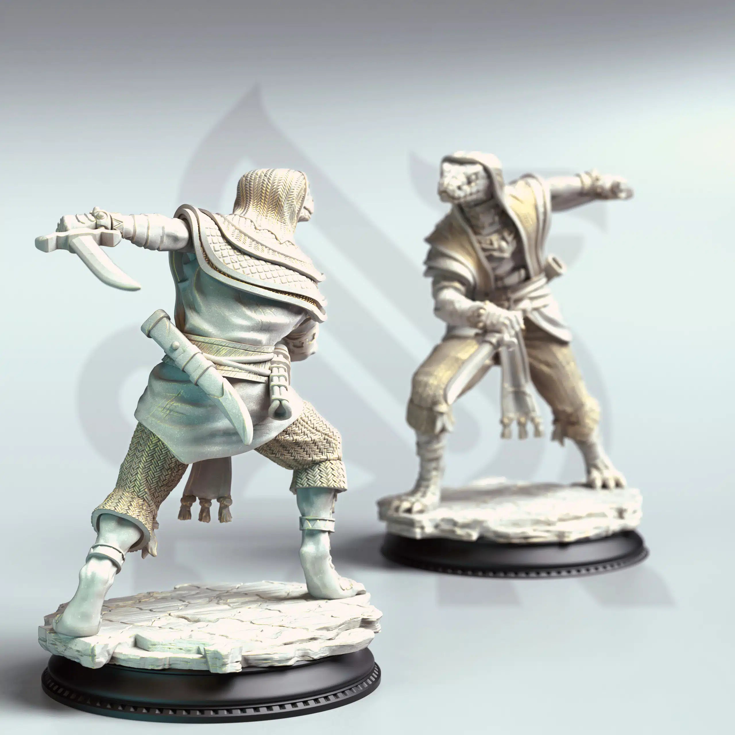Shyasara – Snakemen Cultists - 3D Printed Serpentfolk Miniature