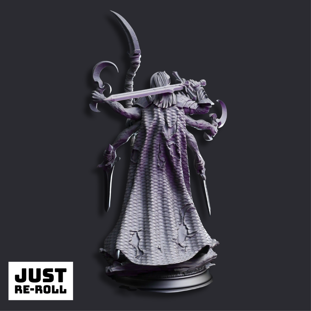 Siltrak’thos Knight from Beyond the Planes - 3D Printed Monster Miniature