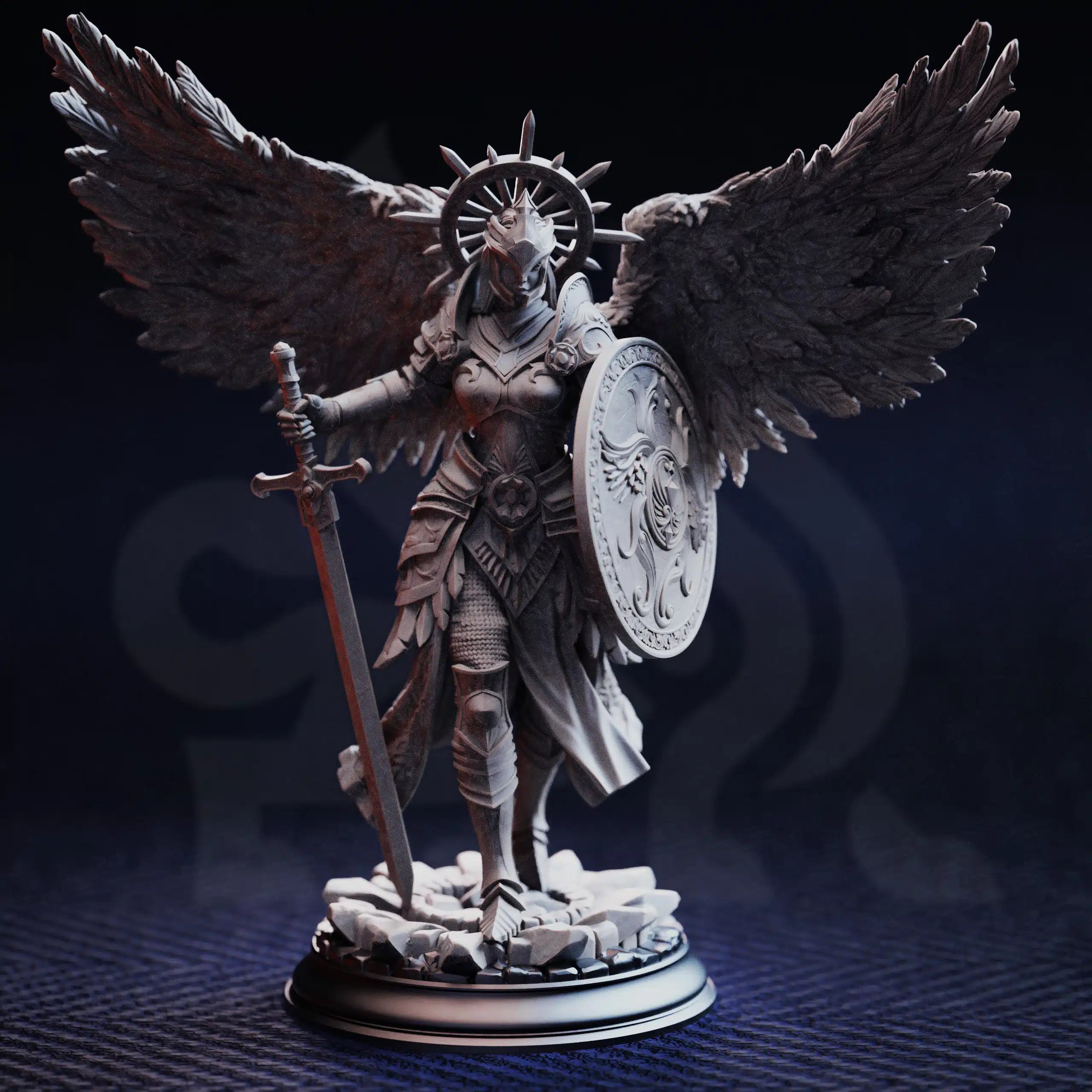 Soleria – The Judge - 3D Printed Paladin Character Miniature
