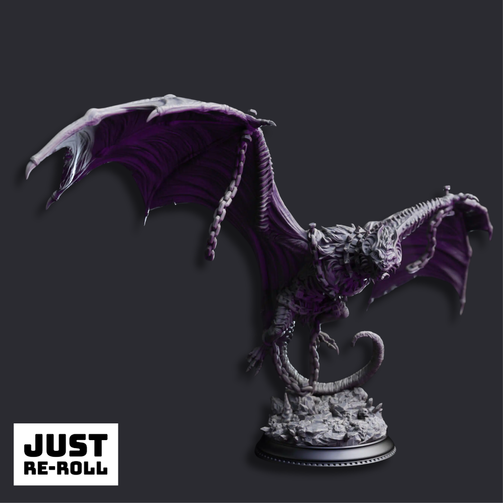 Sonari the Bridled Bat Monstrosity - 3D Printed Monster Miniature