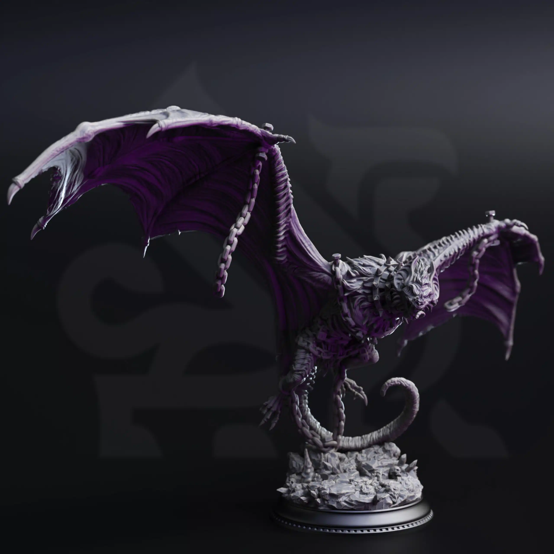 Sonari the Bridled Bat Monstrosity - 3D Printed Monster Miniature