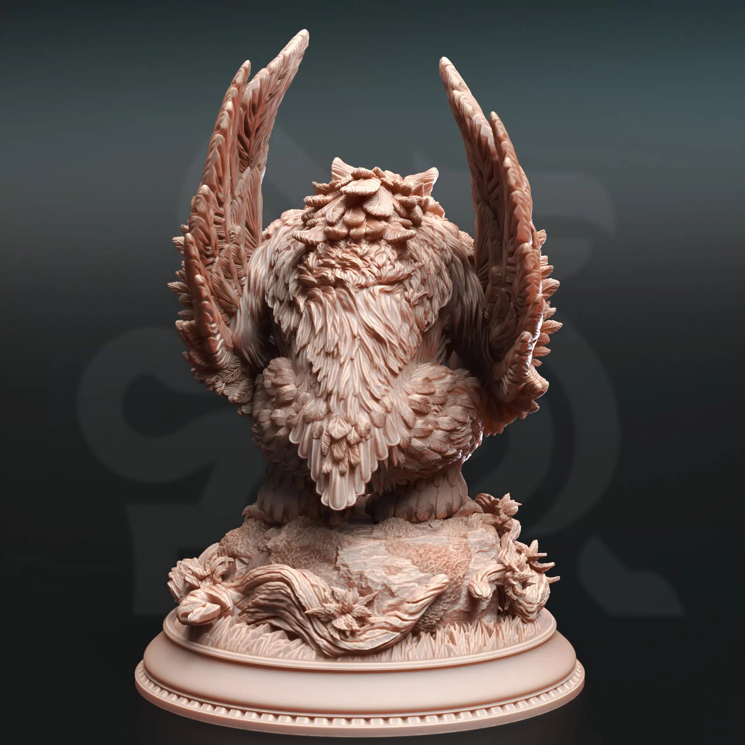 Sonatus Noctursa – Northern Masked Owlbear - 3D Monster Miniature