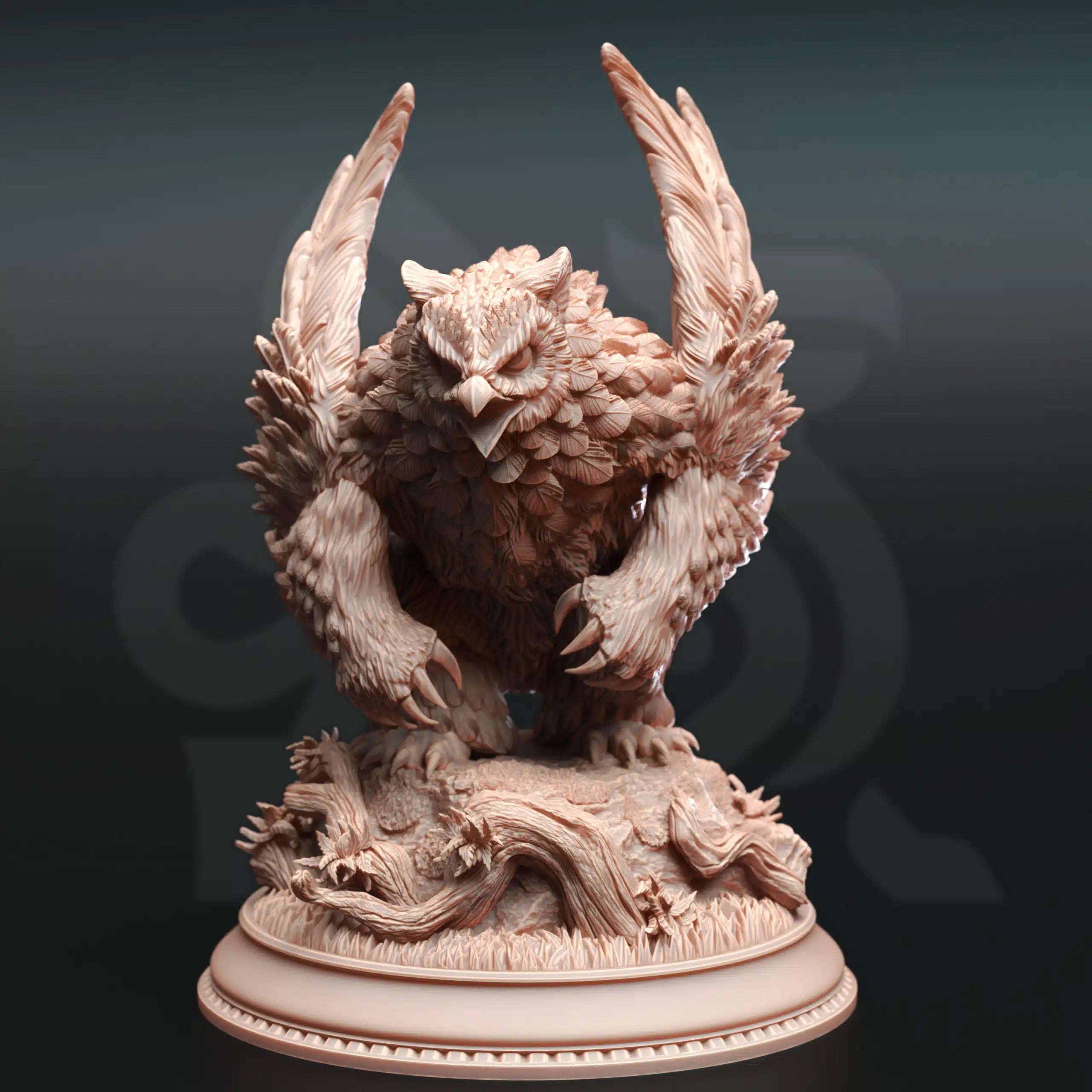Sonatus Noctursa – Northern Masked Owlbear - 3D Monster Miniature