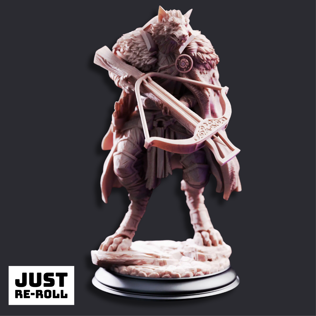 The Big Bad Wolf Brigand - 3D Printed Ranger Miniature