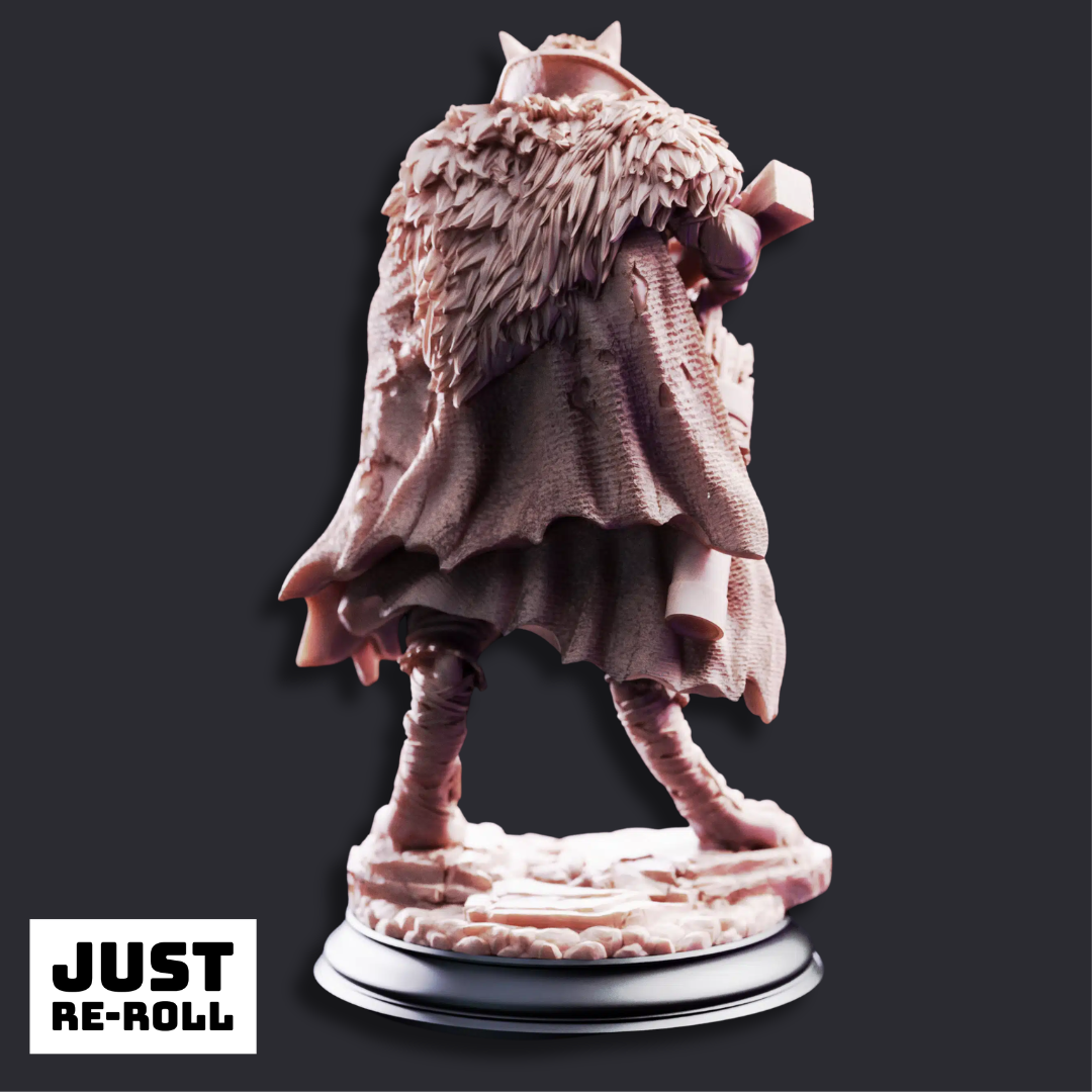 The Big Bad Wolf Brigand - 3D Printed Ranger Miniature
