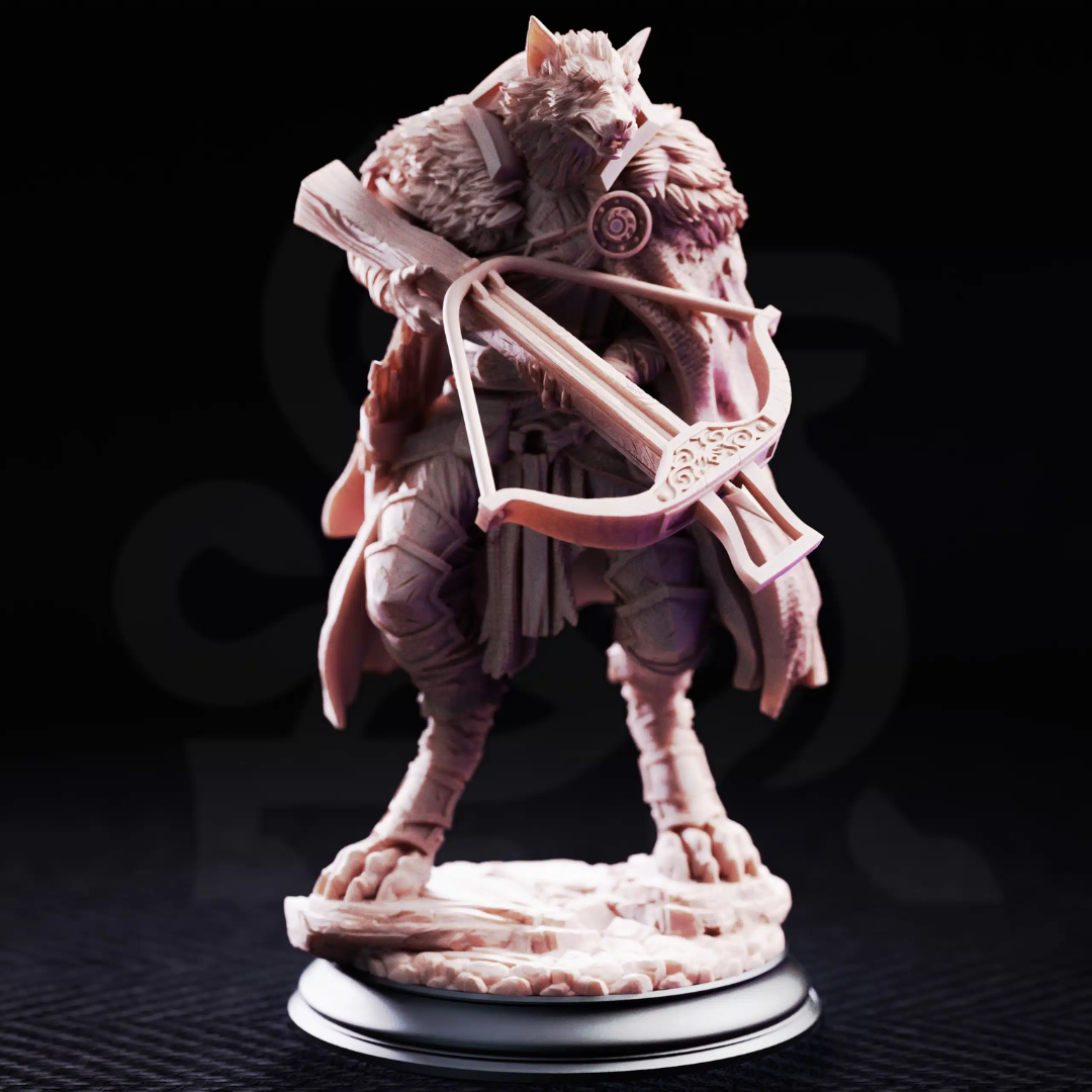 The Big Bad Wolf Brigand - 3D Printed Ranger Miniature