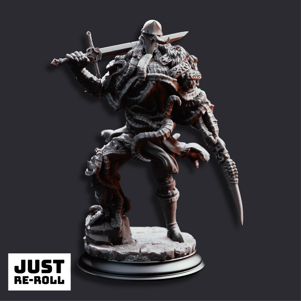 The Blight’s Warriors Blighted Knights - 3D Printed Monster Miniature