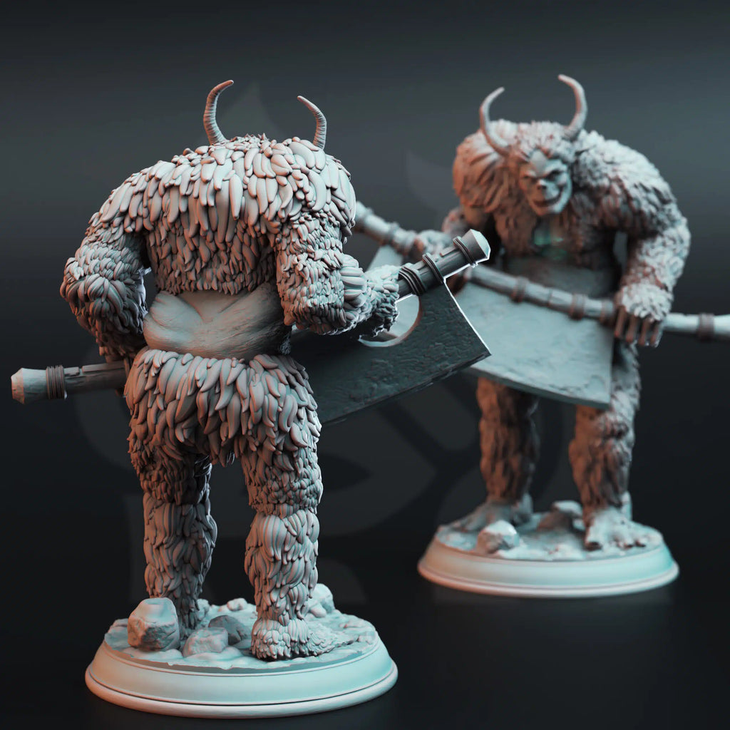 Tulva Drolls – Snow Trolls of the Deep - 3D Printed Monster Miniatures