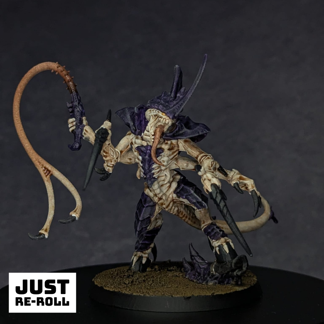 Tyranid Prime with Lash Whip - Hand Painted & Tabletop Ready