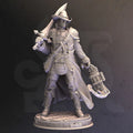 Valter Brookes – Vampire Hunter - 3D Printed Fighter Character Miniature