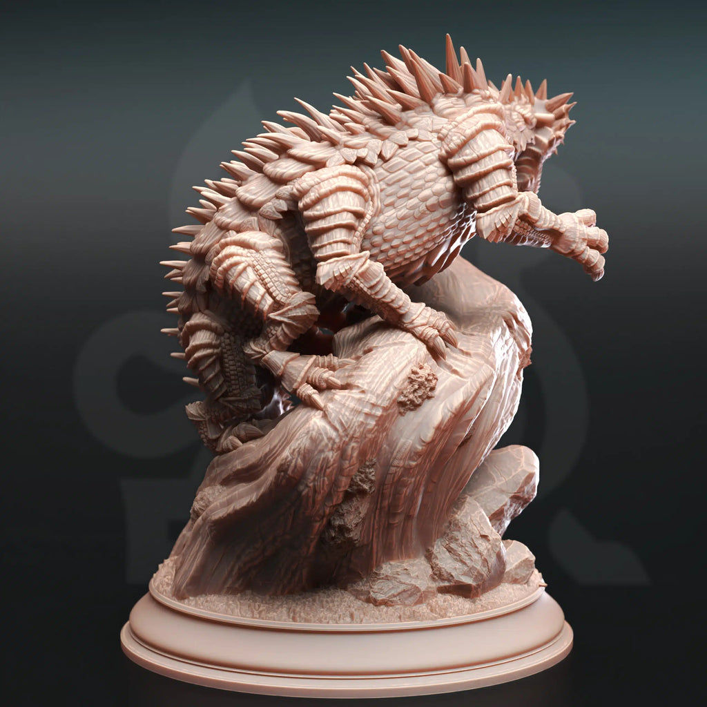 Verdant Basilisk - 3D Monster Miniature