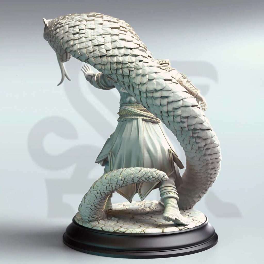 Yin Zhu – The Snake Charmer - 3D Printed Sorcerer Miniature