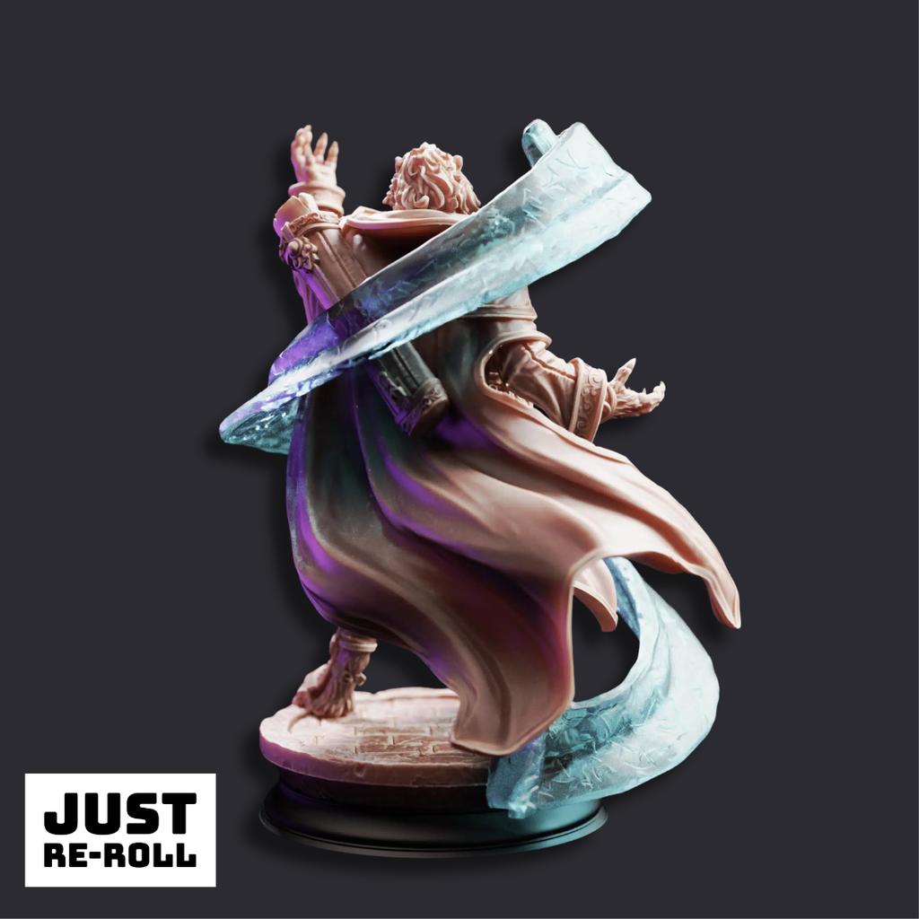 Za’kar Student of the Scroll - 3D Printed Sorcerer Miniature