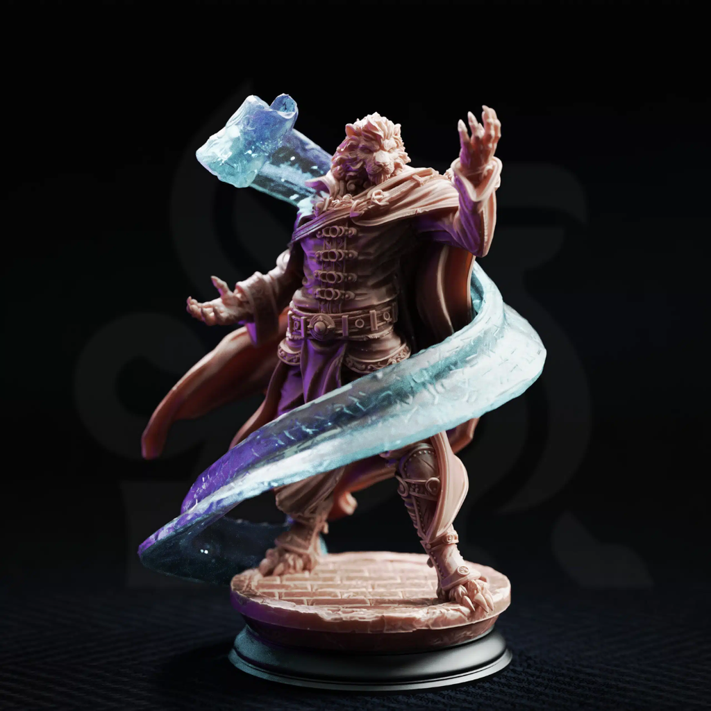 Za’kar Student of the Scroll - 3D Printed Sorcerer Miniature