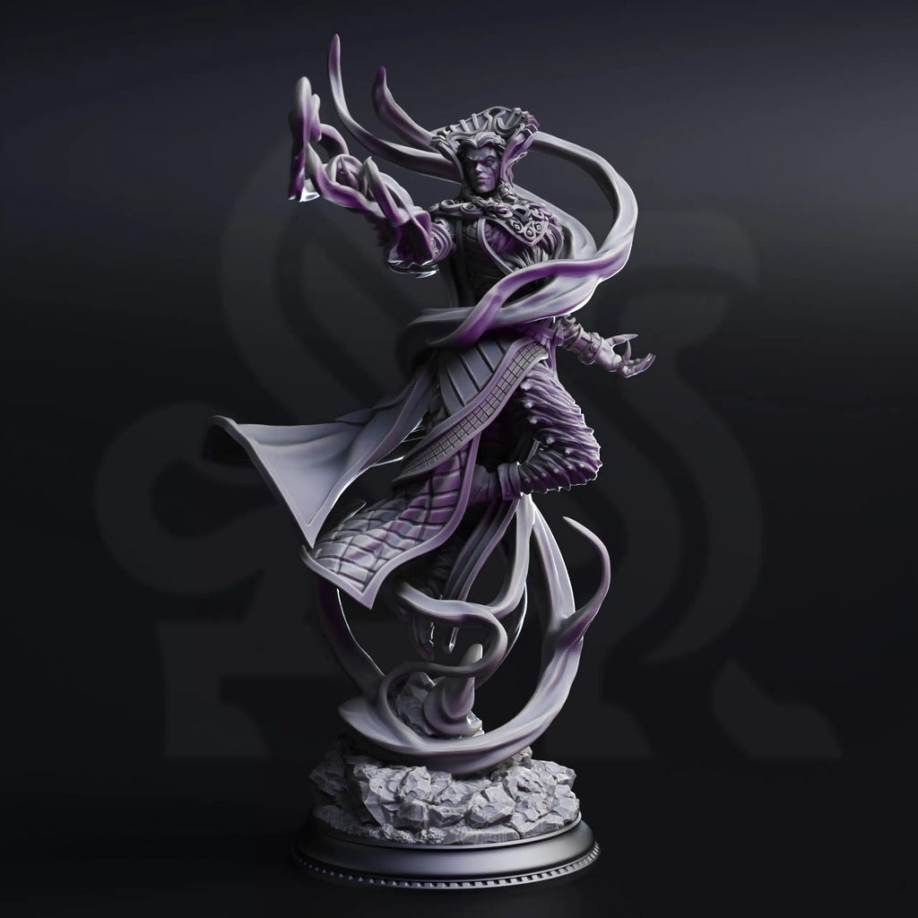 Zarinda Sorceress of the Empty Planes - 3D Printed Sorcerer Character Miniature