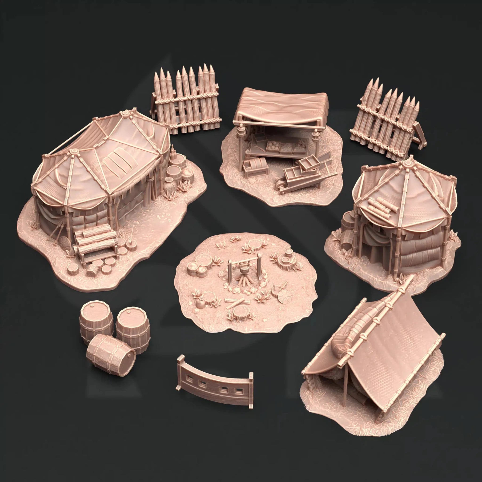 A Place of Respite – 3D Printed Camp Terrain - Just Re-Roll
