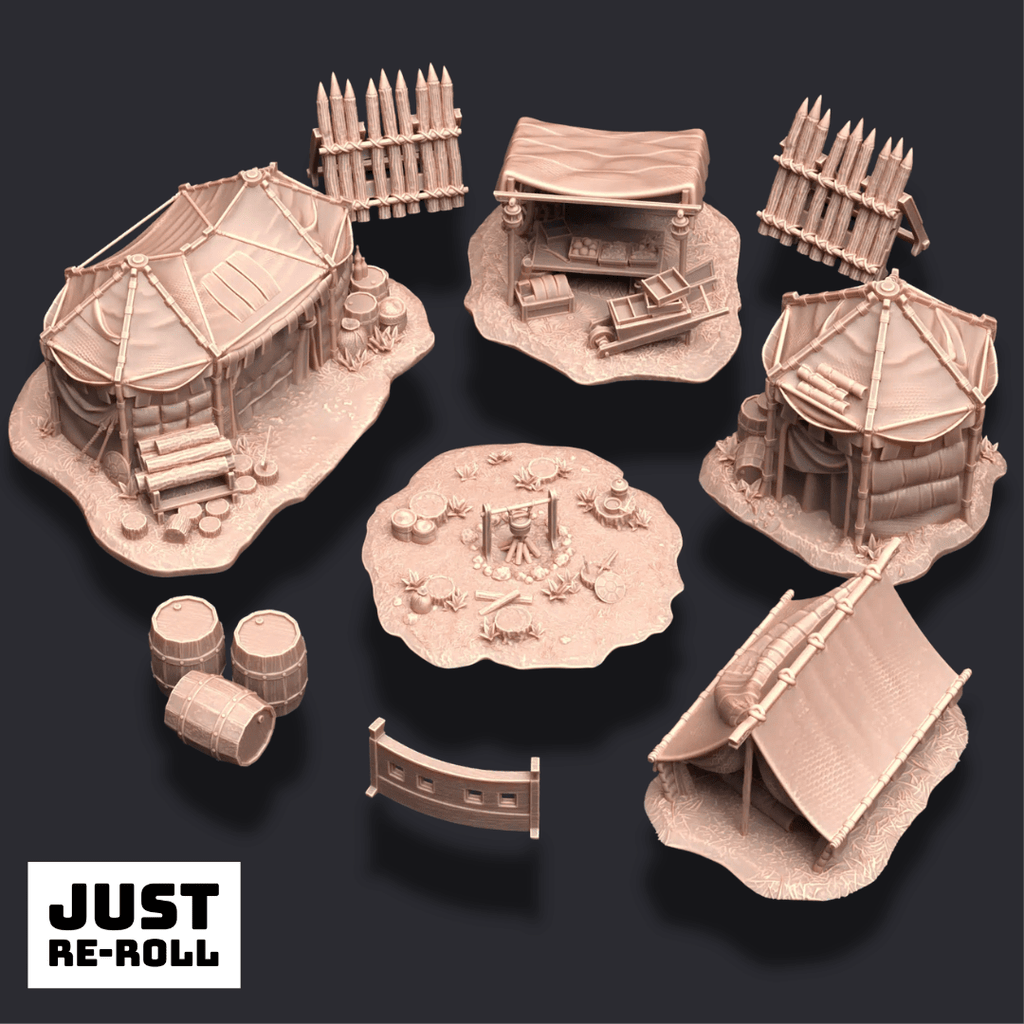 A Place of Respite – 3D Printed Camp Terrain - Just Re-Roll
