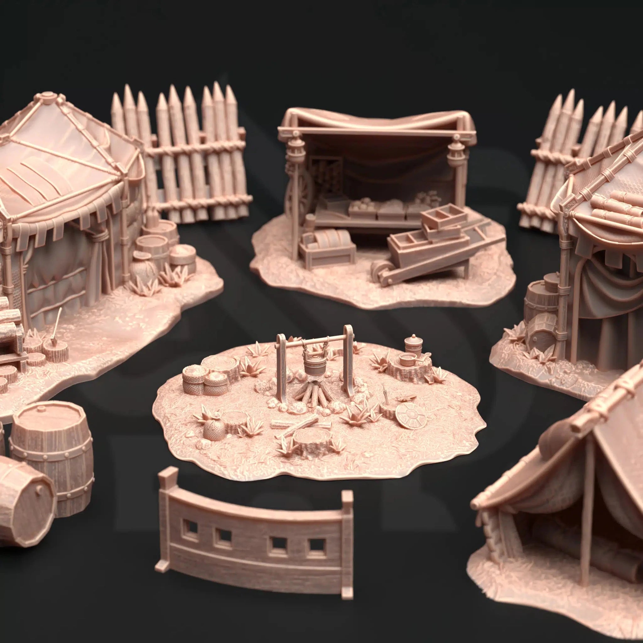 A Place of Respite – 3D Printed Camp Terrain - Just Re-Roll