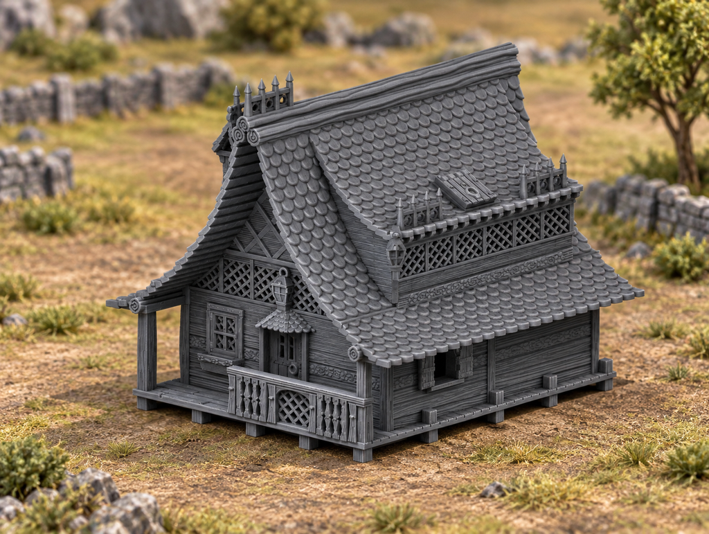 Allpine Bungalow - 28mm Tabletop Terrain