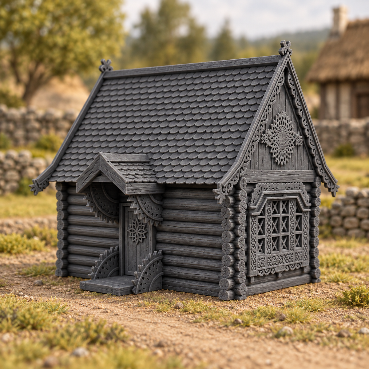 Andriy's House 28mm DND Terrain | Tabletop Wargaming Scenery for Warhammer, Frostgrave & RPG | Unpainted 3D Printed