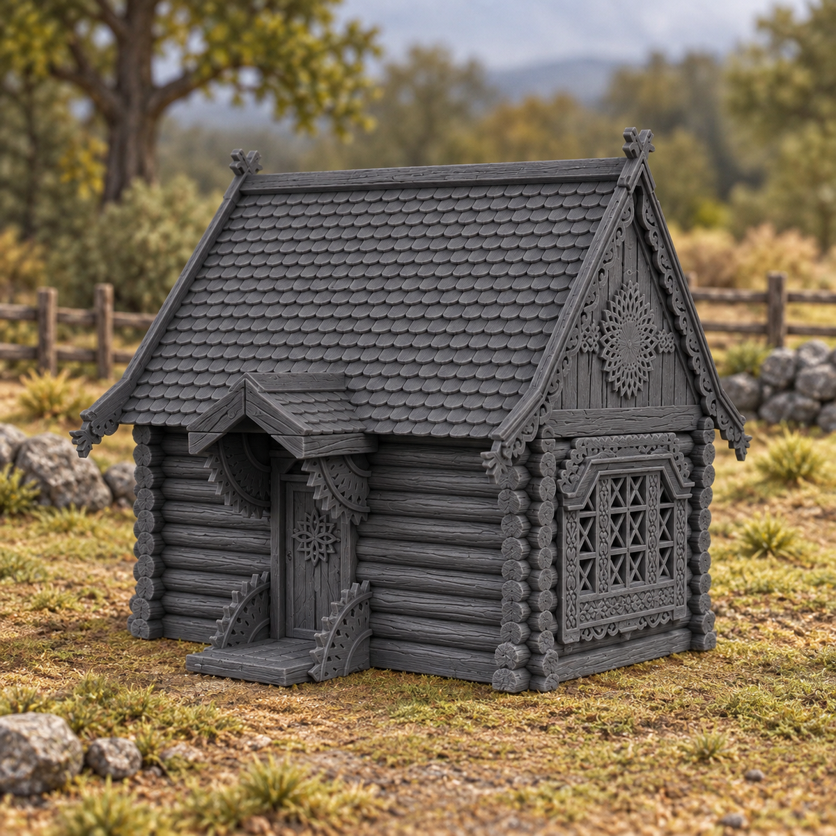 Andriy's House 28mm DND Terrain | Tabletop Wargaming Scenery for Warhammer, Frostgrave & RPG | Unpainted 3D Printed