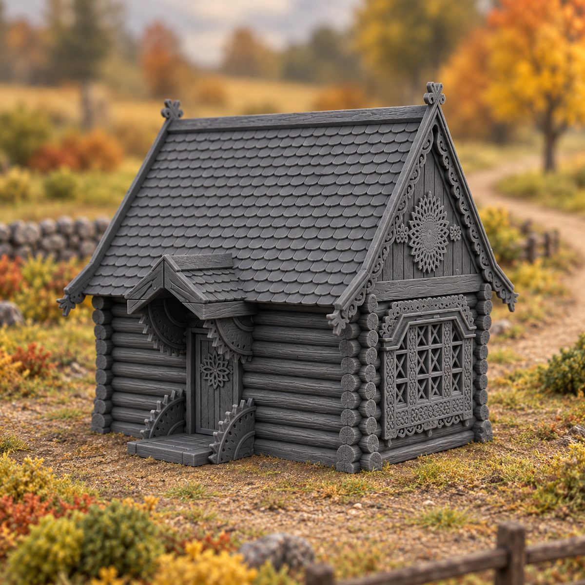 Andriy's House 28mm DND Terrain | Tabletop Wargaming Scenery for Warhammer, Frostgrave & RPG | Unpainted 3D Printed